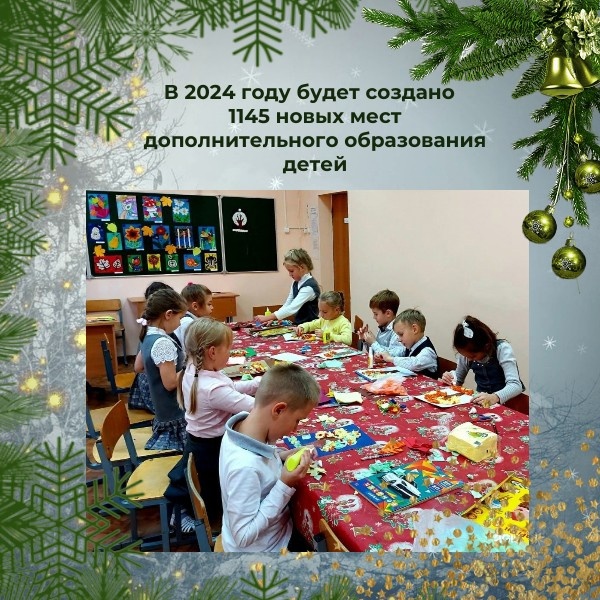 Новые места в дополнительном образовании