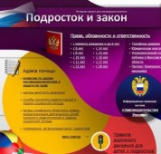 Ярославский Центр  телекоммуникаций и информационных систем в образовании приглашает школьников 5 - 11 классов и студентов СПО стать участниками интернет - проекта «Подросток и закон»
