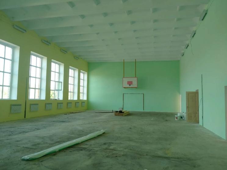 В Андреевской школе Борисоглебского района к новому учебному году обновят спортзал