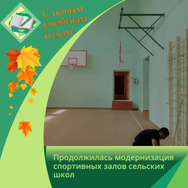 В 2022 году в регионе продолжилась модернизация спортивных залов сельских школ в рамках регионального проекта «Успех каждого ребенка»